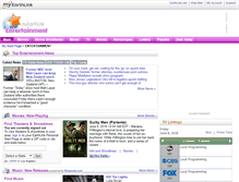Tablet Screenshot of entertainment.earthlink.net