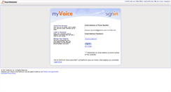 Desktop Screenshot of myvoice.earthlink.net